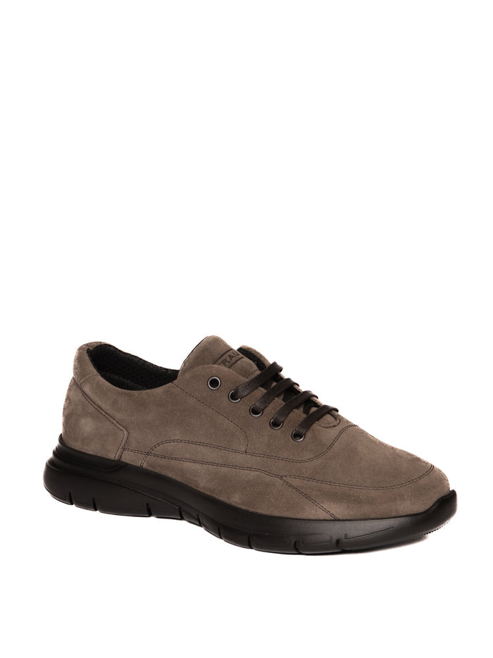 FRAU sneaker in pelle scamosciata visone <BR/> 09A3 WAXY-VISONE