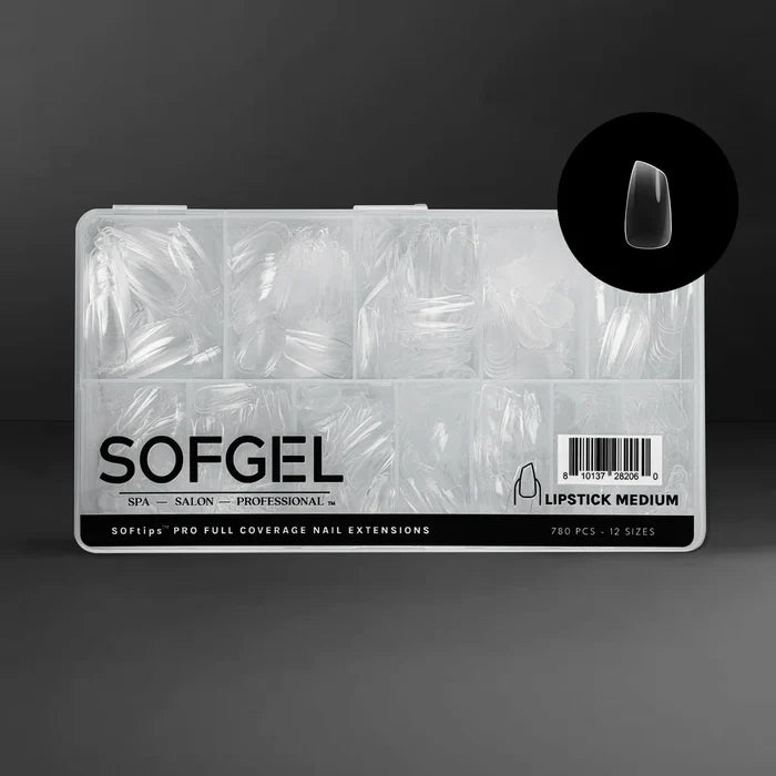 SOFGEL SOFTIPS PRO™ XII - Lipstick Medium, 600 pcs