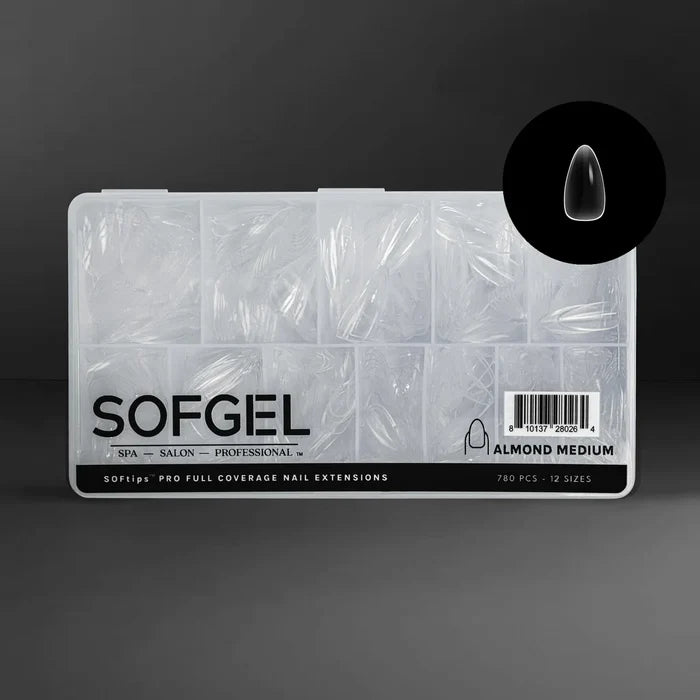 SOFGEL SOFTIPS PRO™ XII - Standard Coffin Short, 600 pcs