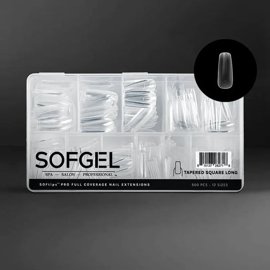 SOFGEL SOFTIPS PRO™ XII - Standard Tapered Square Long, 600 pcs