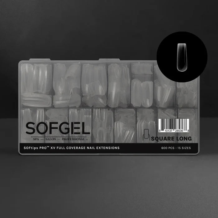 SOFGEL SOFTIPS PRO™ XV - Standard Square Long, 600 pcs
