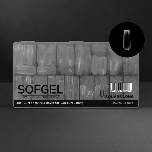 SOFGEL SOFTIPS PRO™ XV - Standard Square Long, 600 pcs
