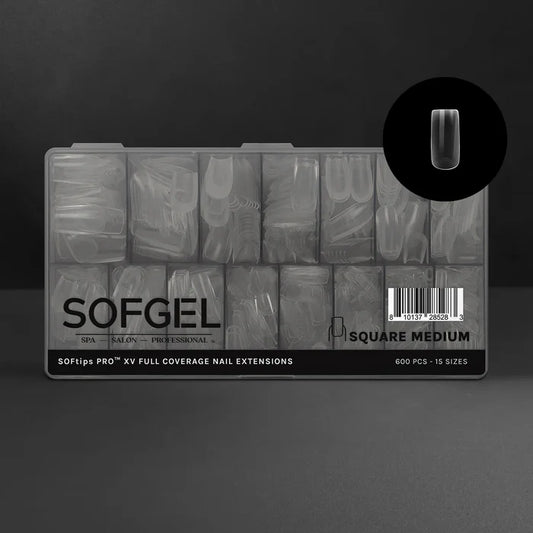 SOFGEL SOFTIPS PRO™ XV - Standard Square Medium, 600 pcs