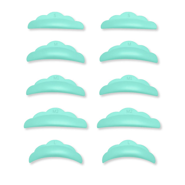 Soft Silicone Lash Lift Shields ( 5 Sizes)