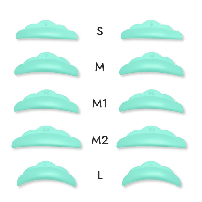 Soft Silicone Lash Lift Shields Small, Medium, M1, M2, Large