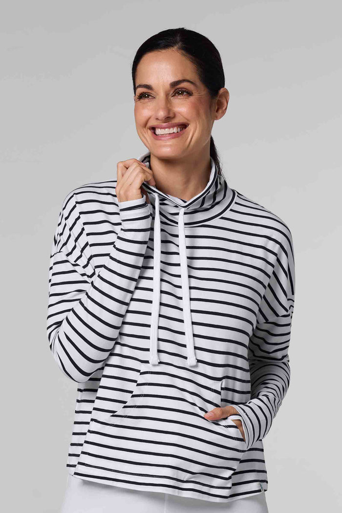 Color_White/Navy Stripe