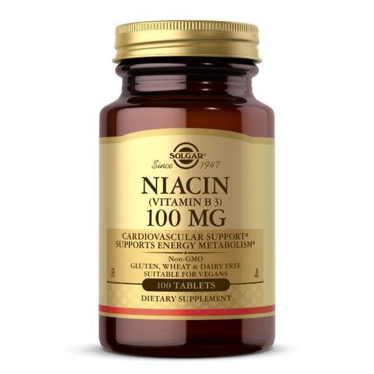 Solgar Niacin 100 mg tablets 100