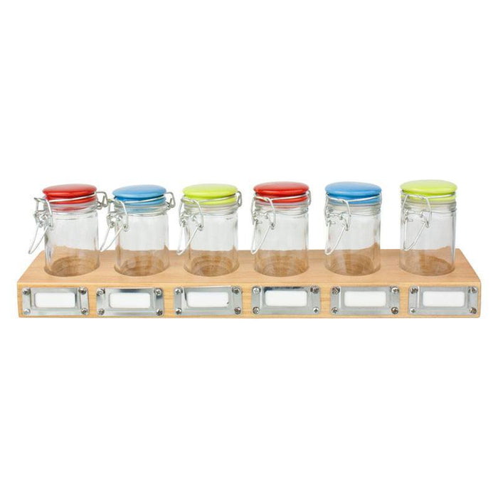Spice Rack with Jars