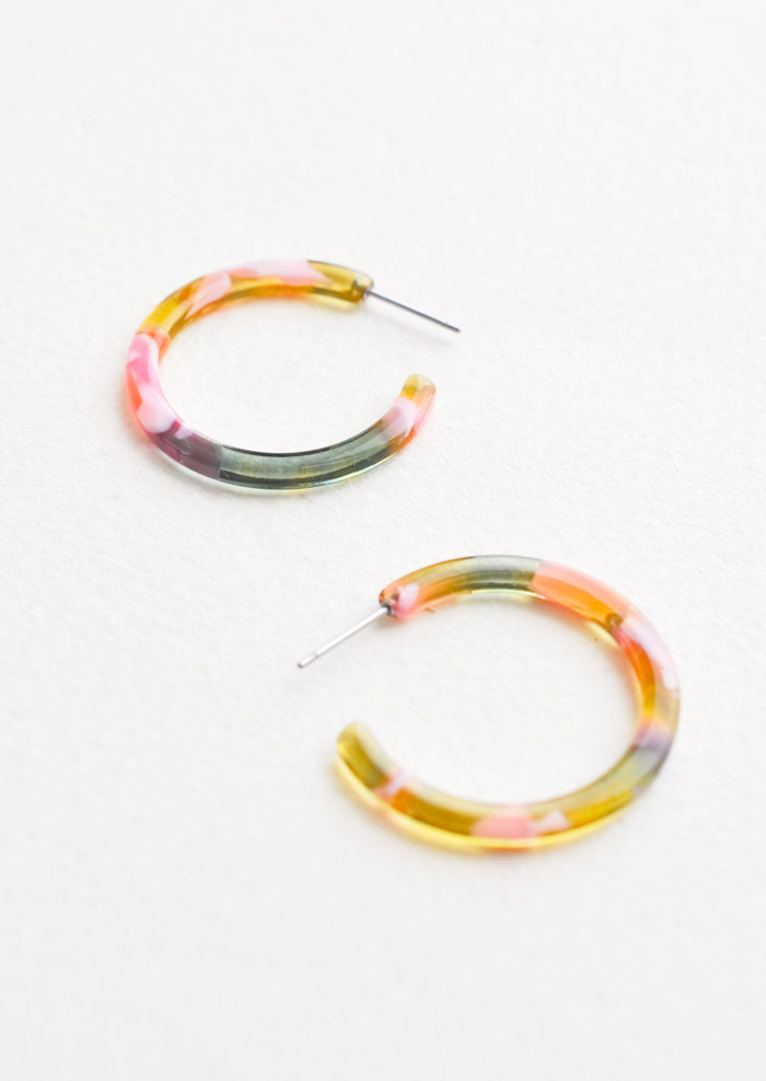 Spring Garden Hoop Earrings in  - LEIF