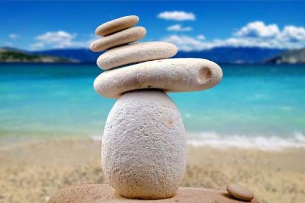 Landscape Diamond Painting Kit - Stacked Stones-Square 20x30cm- - Paint With Diamonds
