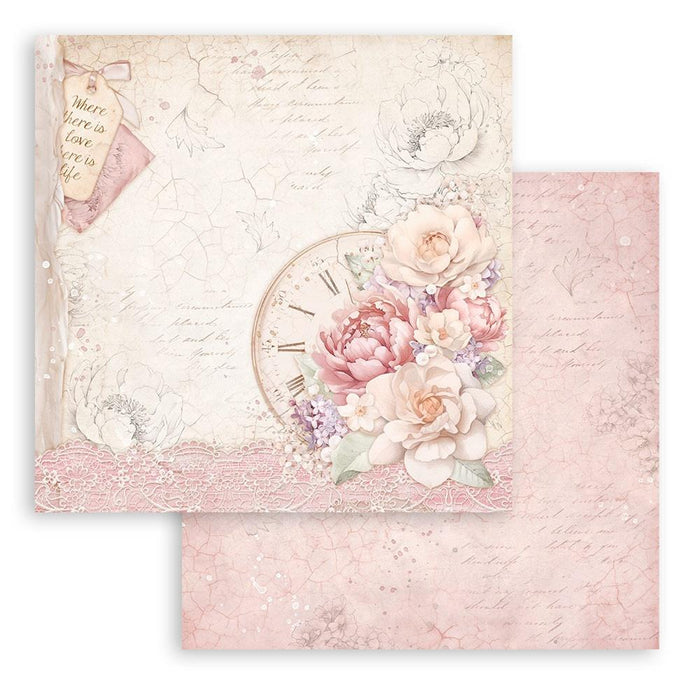 Stamperia - Double-Sided Paper Pad 12"X12" - 10/Pkg - Romance Forever. Start your project off right with the perfect paper for scrapbook pages, greeting cards, bookmarks, gift cards, mixed media and much more! Available at Embellish Away located in Bowmanville Ontario Canada.