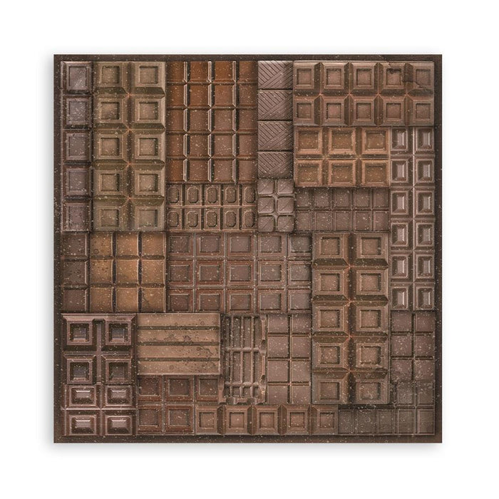 Stamperia - Polyester Fabric 12"X12" - 4/Pkg - Coffee And Chocolate. This fabric can be sewn by hand or machine, or use with craft glue. It can be washed by hand in cold water. Ready to use on greeting cards, mixed media, altered art and more. Available at Embellish Away located in Bowmanville Ontario Canada.