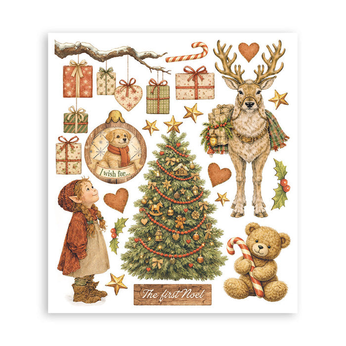Stamperia - Rub-on Selection - Silent Night. Available at Embellish Away located in Bowmanville Ontario Canada.
