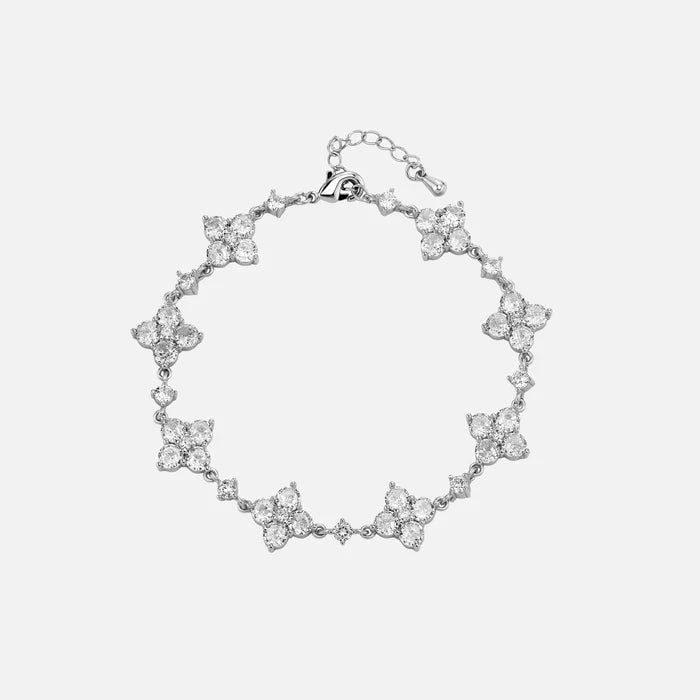 Star Clover Bracelet - Silver