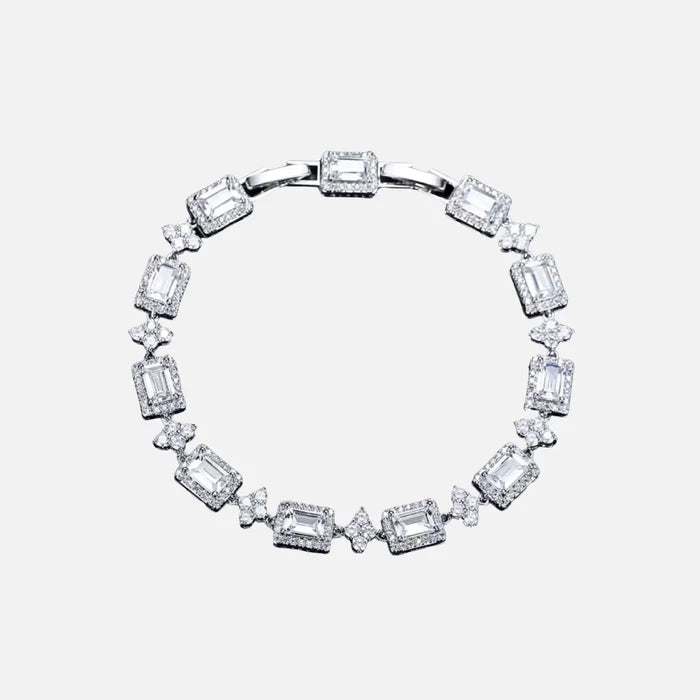 Star Crystal Bracelet - Silver