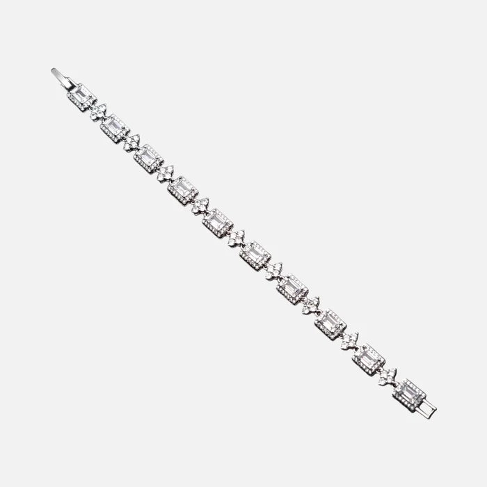 Star Crystal Bracelet - Silver