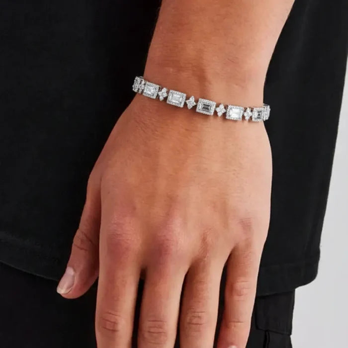 Star Crystal Bracelet - Silver