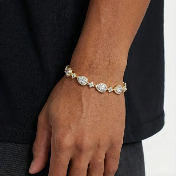 Star Drop Bracelet - Gold