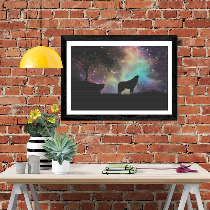 Starry Night Wolf