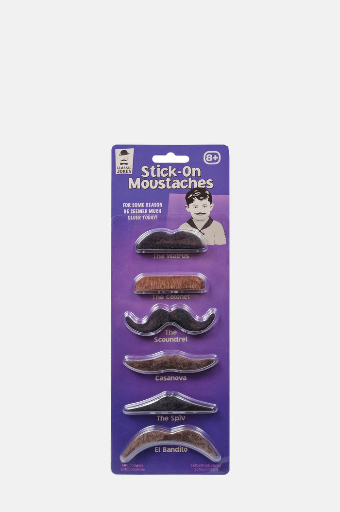 One for Fun Stick on Moustaches.