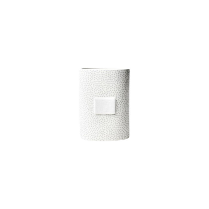 Stone Small Dot Mini Oval Vase by Happy Everything!