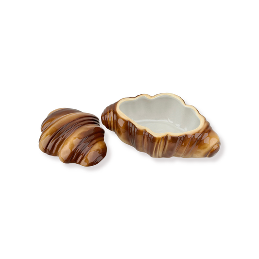 Storage jar - Croissant Jar - Brown - 16,5x10x7,5cm