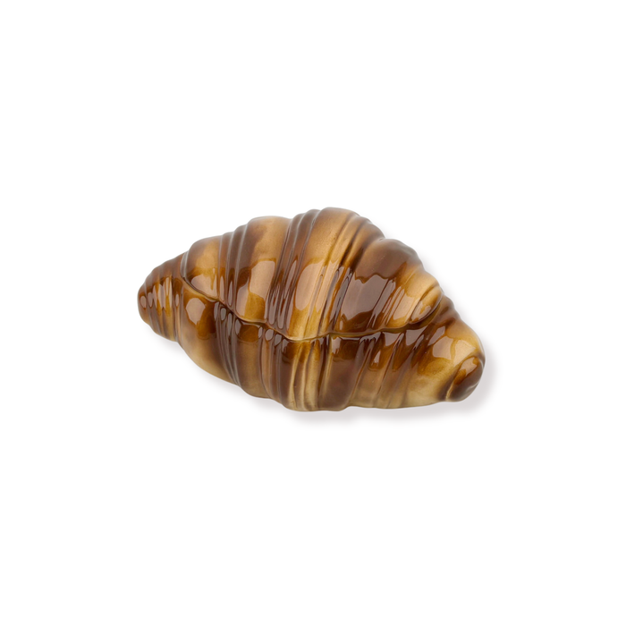 Storage jar - Croissant Jar - Brown - 16,5x10x7,5cm