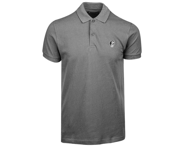 Suavecito Polo Shirt - Charcoal Front