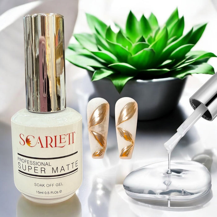 Supper Matte Top Coat - Velvet Matte Top Coat.
