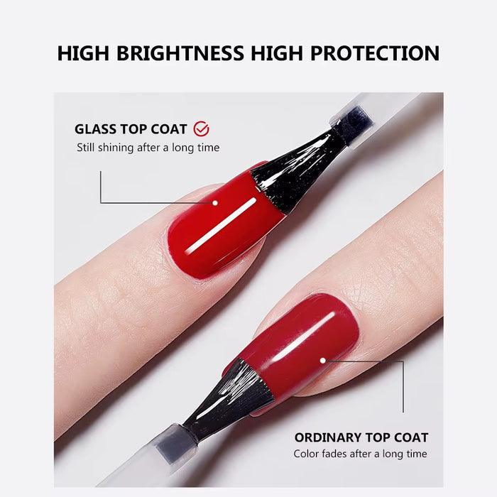 Super Shinny Glass Top Coat - Strong Top Coat - FlexOne