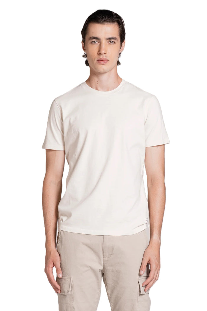 IMPURE t-shirt cotone bianco JOSHUA COTONE-WHITE