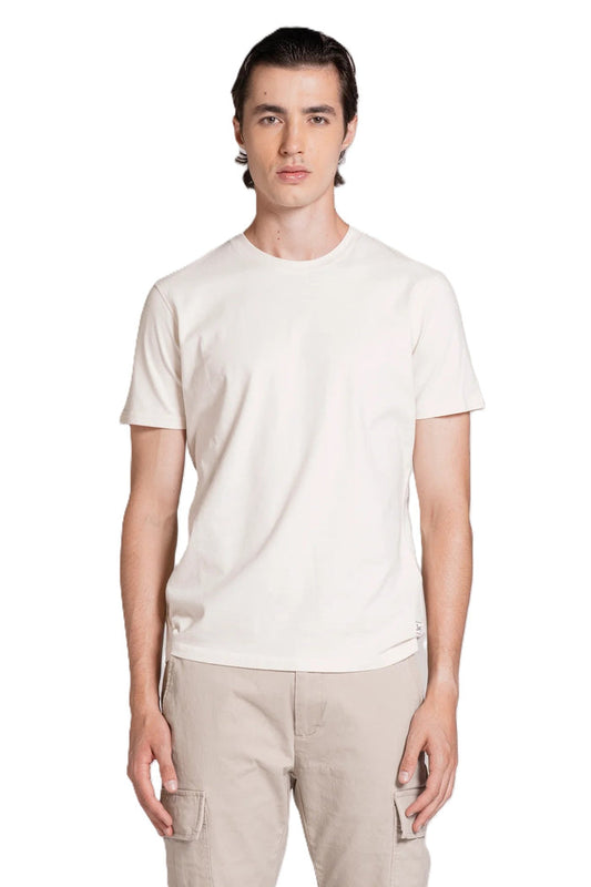 IMPURE t-shirt cotone bianco JOSHUA COTONE-WHITE