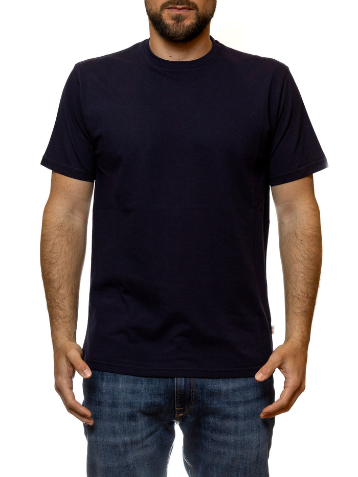 QB24 t-shirt cotone blu 0126229 COTONE-BLU