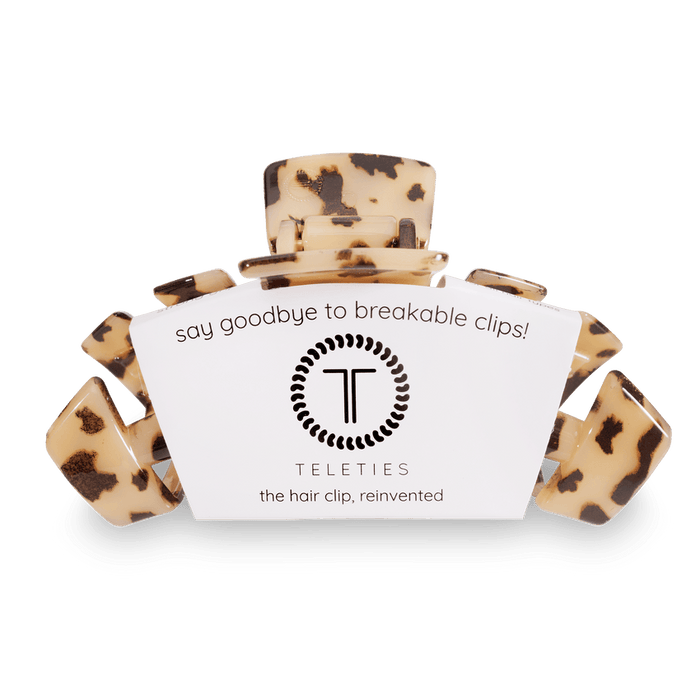 TELETIES-BLONDE TORTOISE LG CLIP - Findlay Rowe Designs