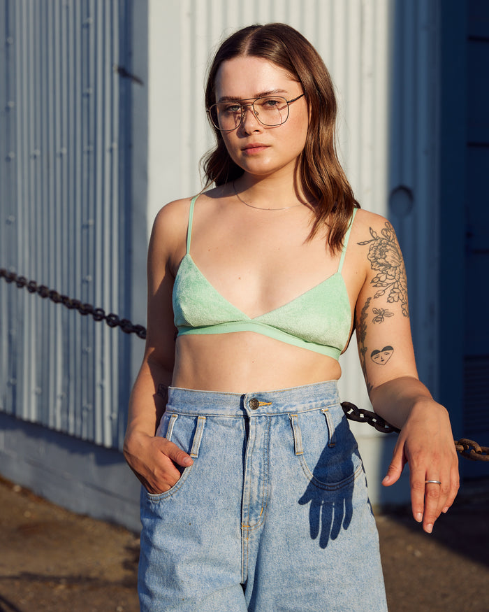 Telu Green Mississippi Bra
