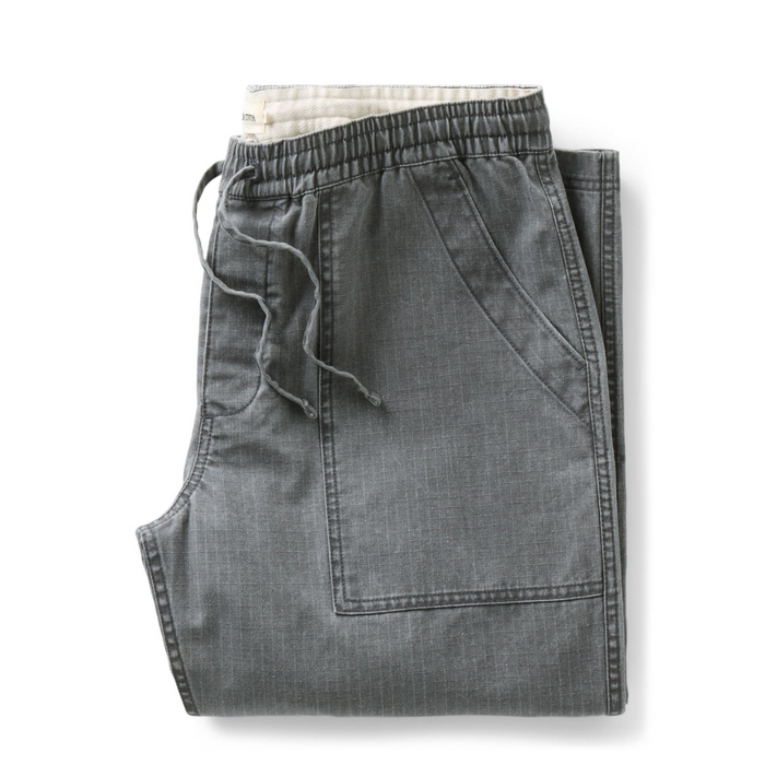 The Breakwater Pant | Dark Grey Ripstop | Taylor Stitch