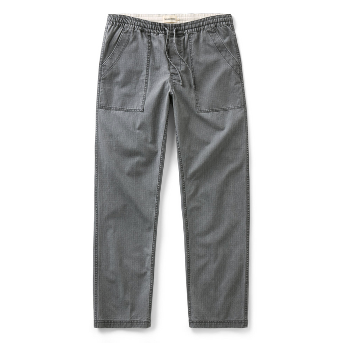 The Breakwater Pant | Dark Grey Ripstop | Taylor Stitch