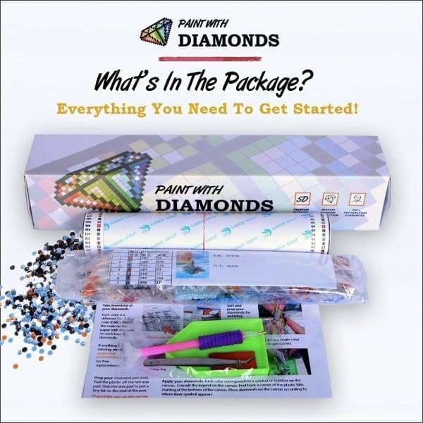 Religious Diamond Painting Kit - The Day Of His Wrath-Square 20x30cm- - Paint With Diamonds