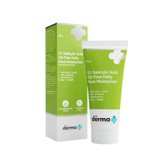 The Derma Co. 1% Salicylic Acid Oil Free Moisturizer For Acne 50g