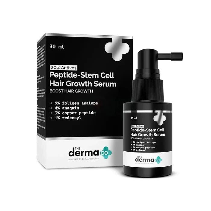 The Derma Co 20% Actives Peptide-Stem Cell Hair Growth Serum 30ml