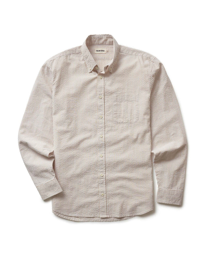 The Jack | Sand Stripe Seersucker | Taylor Stitch