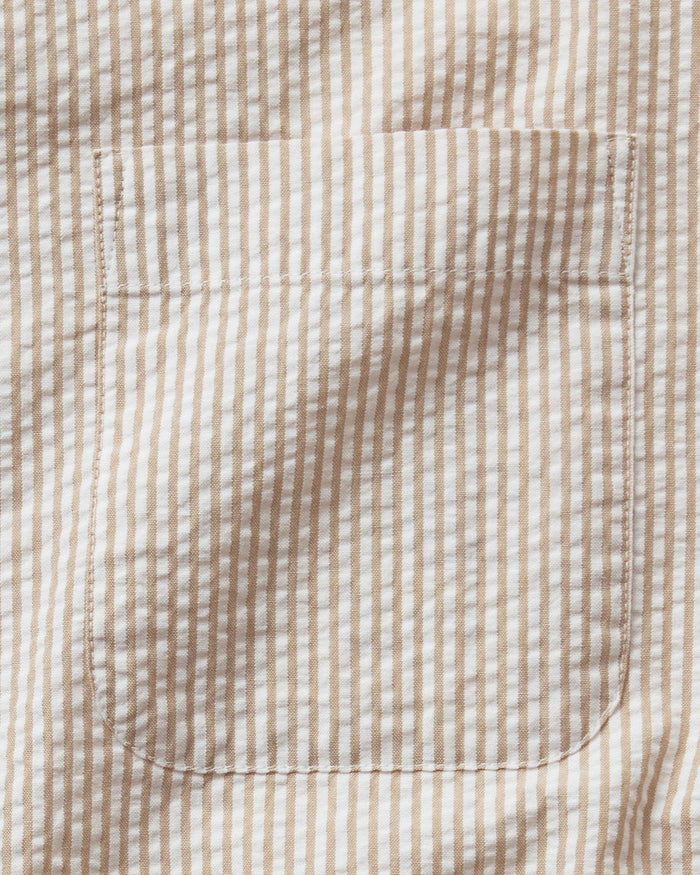 The Jack | Sand Stripe Seersucker | Taylor Stitch
