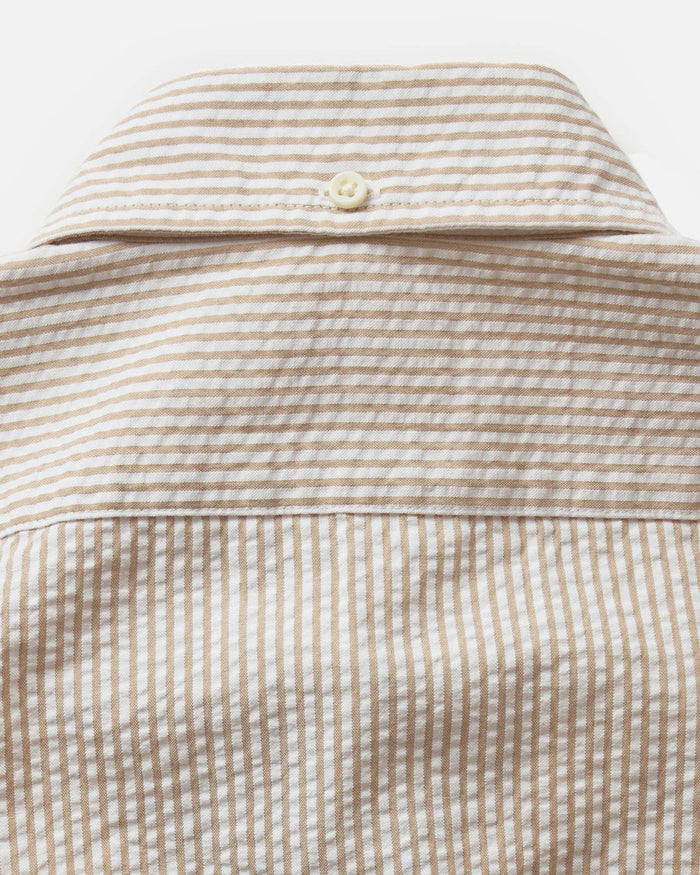 The Jack | Sand Stripe Seersucker | Taylor Stitch