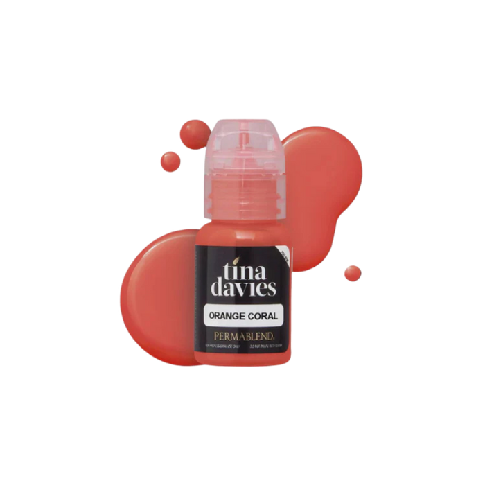 Tina Davies - LUST LIP Pigment - Orange Coral 15ml