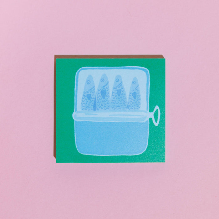 Tinned Fish Lists Sticky Notes