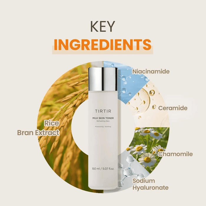 Tirtir Milk Skin Toner تيرتير تونر حليب للبشرة - Princess Cosmetics Qatar