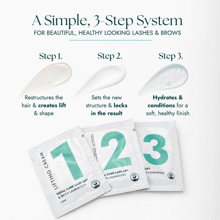 Total Care 3 Step Lash Lift & Brow Lamination System