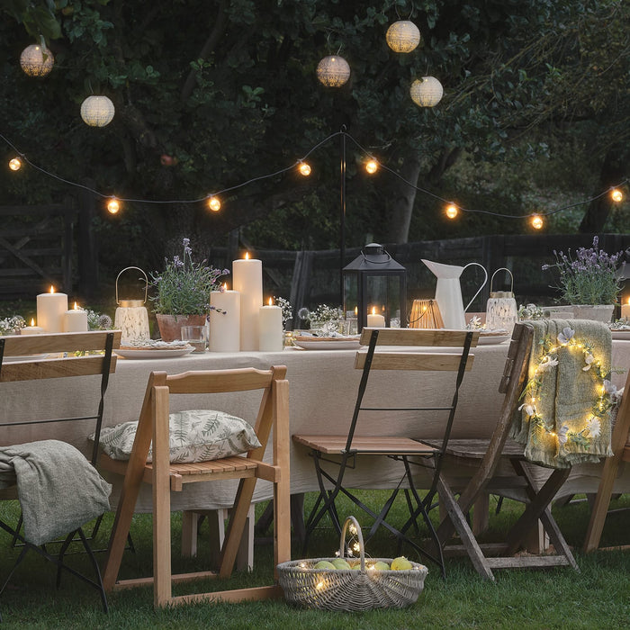 TruGlow® Solar Pillar LED Candle Trio