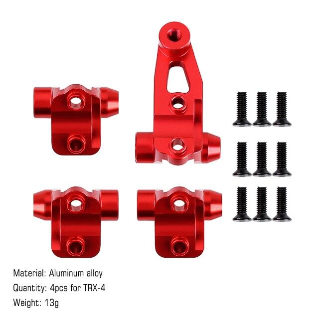 TRX4-8227RD INJORA Aluminum Brass Axle Mount Set Suspension Links Stand For TRX-4 TRX-6