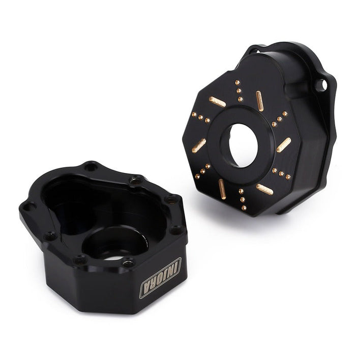 TRX4-8251D-BK INJORA 49g/Pcs Black Brass Outer Portal Drive Housing #8251 For TRX-4 TRX-6